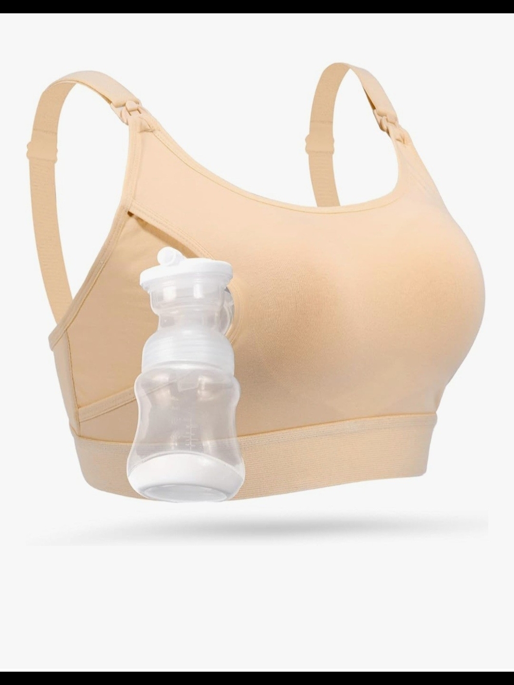 Nursing & Pumping Bra in Nude - Comfortable Support for Breastfeeding